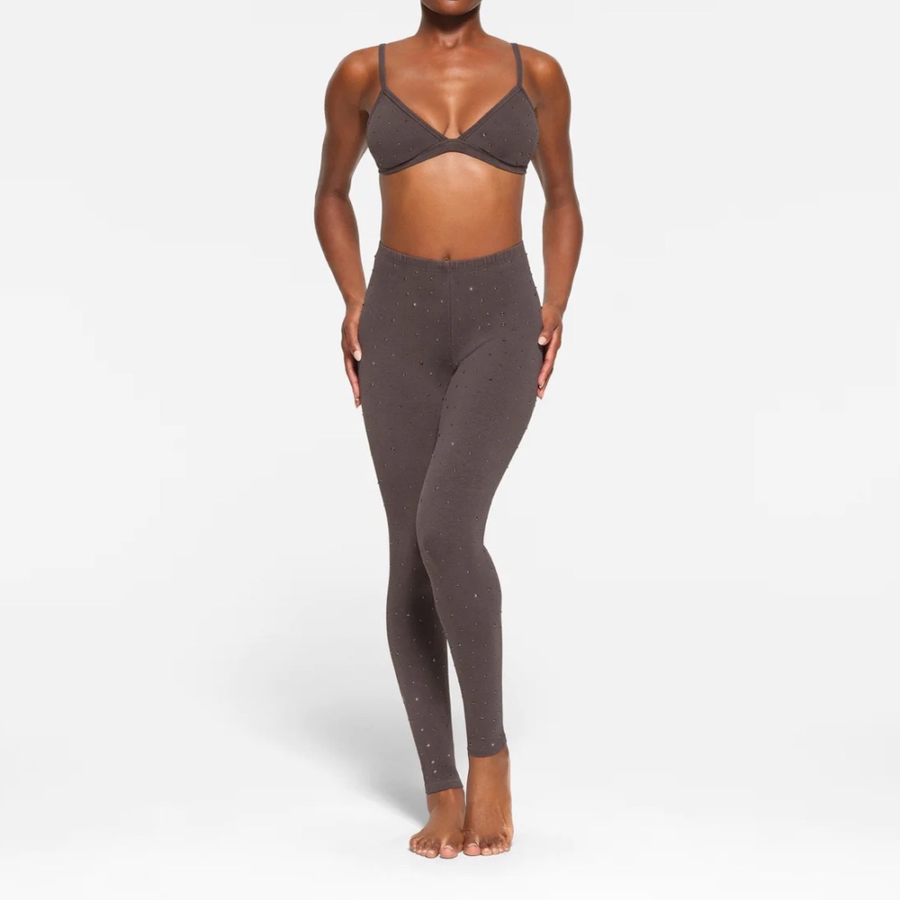 Outdoor Rhinestone Triangle Bralette